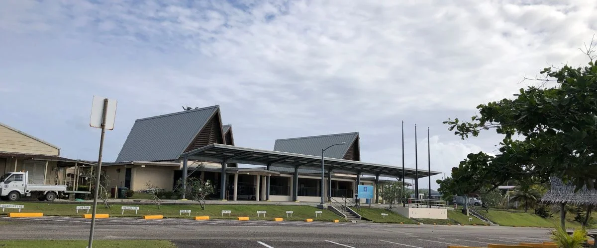 United Airlines YAP Terminal